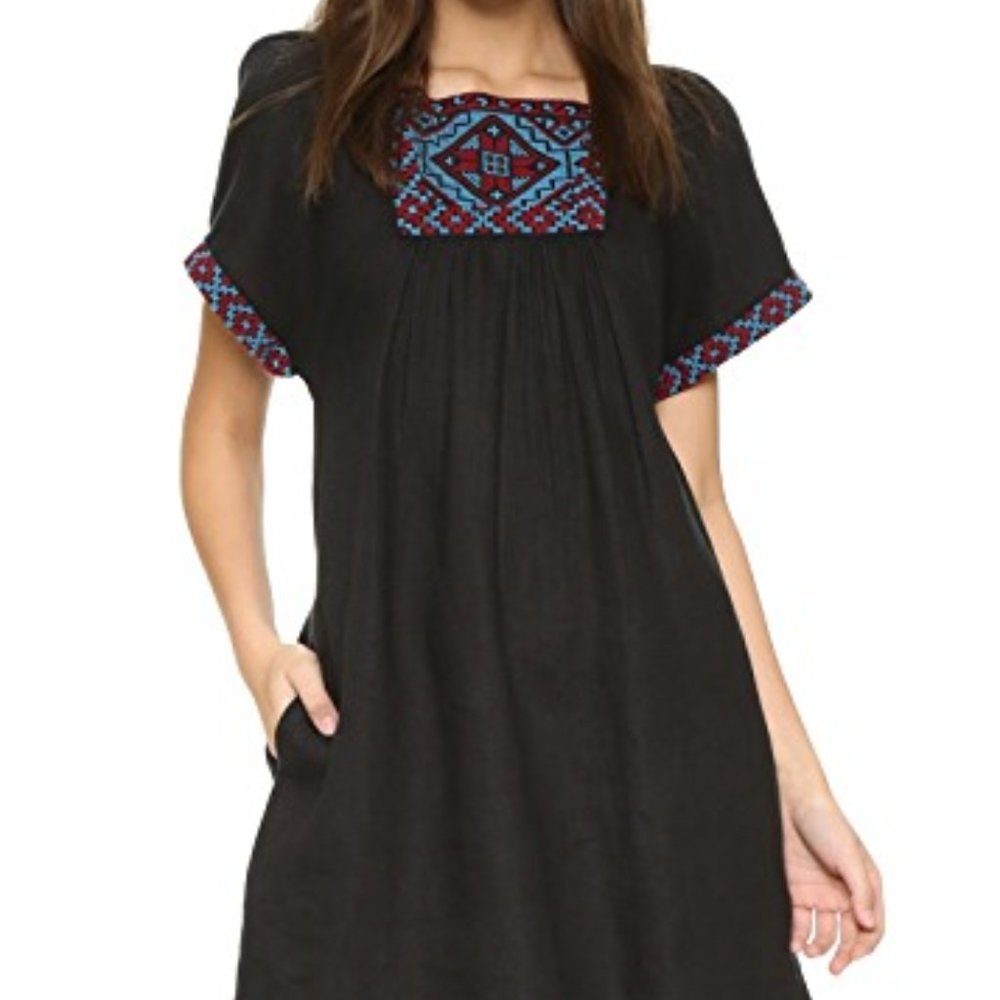 Madewell Embroidered Wander Dress